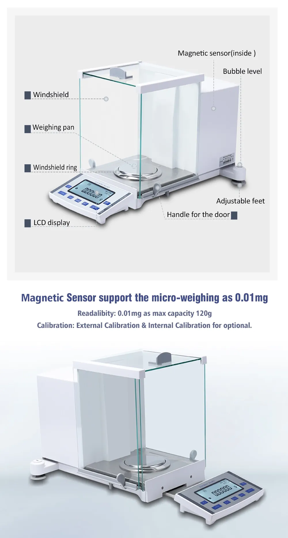 Es 0 01mg Analytical Balance